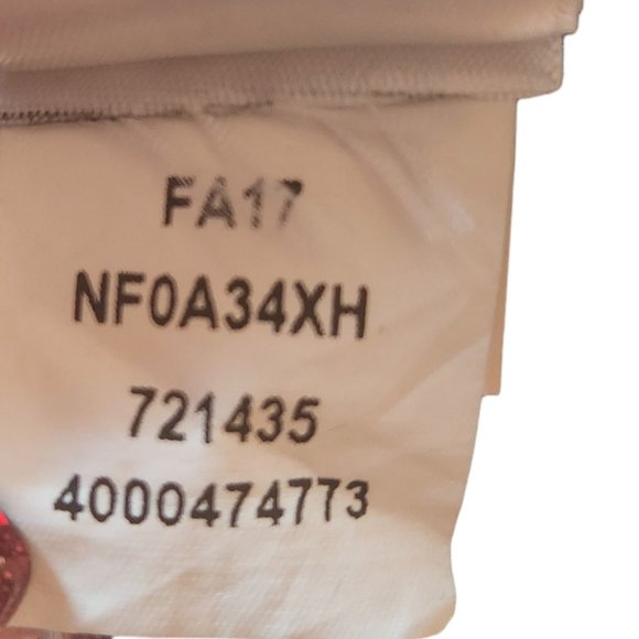 The North Face Women's Hoodie Charcoal Gray Pink Letters Size Medium - Picture 9 of 10